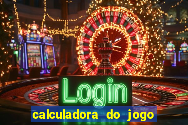 calculadora do jogo do bicho